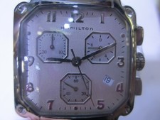 HAMILTON MEN'S WATCH CHRONO SAPPHIRE S/S SWISS H16412132