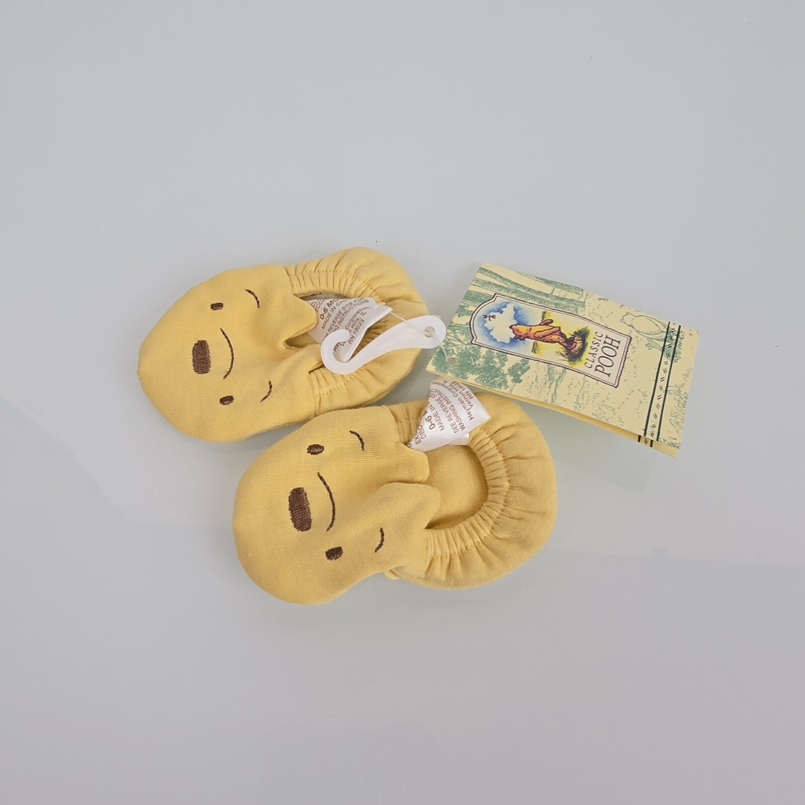 SAOLA Winnie the Pooh classico 0 6 m. Scarpe culla bambino stivaletti ciabatte slip on suola morbida