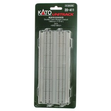NEW Kato 186mm 7-5/16" Straight Double Track Viaduct Concrete 2 : N Scale