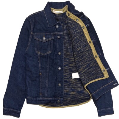 Missoni Denim Trucker Jean Jacket w/ Detachable Vest Knit M