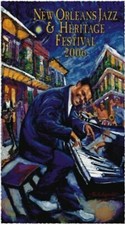 New Orleans Jazz Fest Poster 2006 Fats Domino - In Original Tube - #7186