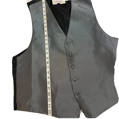 Tuxedo Vest Formal. Size Large. Men's Jean Yves Paris. - Picture 7 of 8