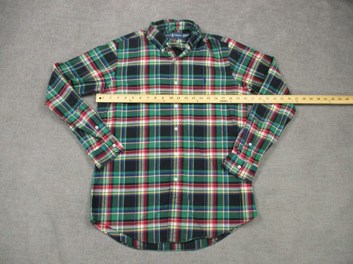 Ralph Lauren Hemd Herren Medium Mehrfarbig Kariert Button Down Custom Fit Pony Logo - Bild 4 von 13