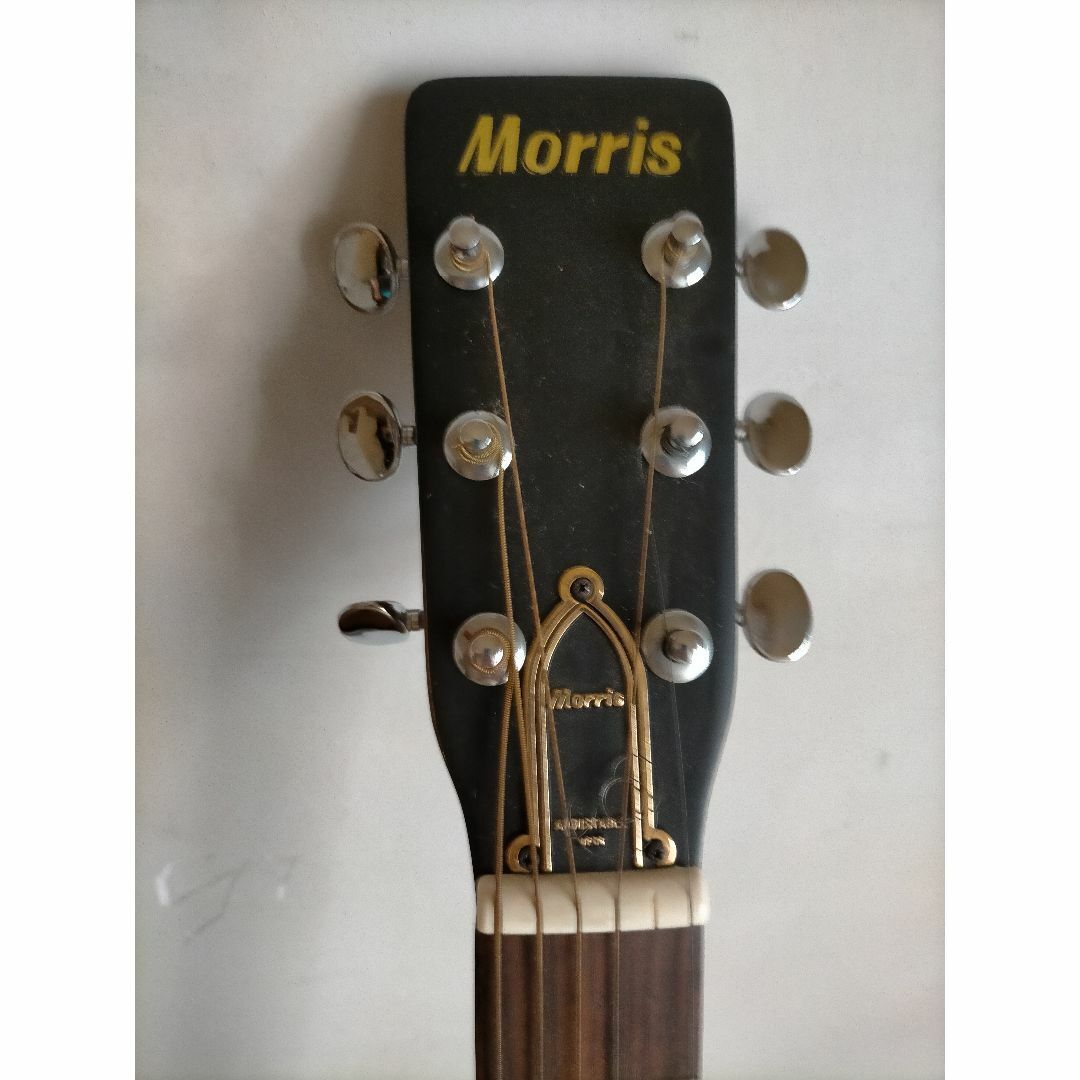Acoustic Guitar Morris F-18 Natural Made in Japan with Cover