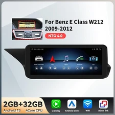 10.25" Android 13 Head Unit Screen for Mercedes Benz E Class E350 Radio Carplay