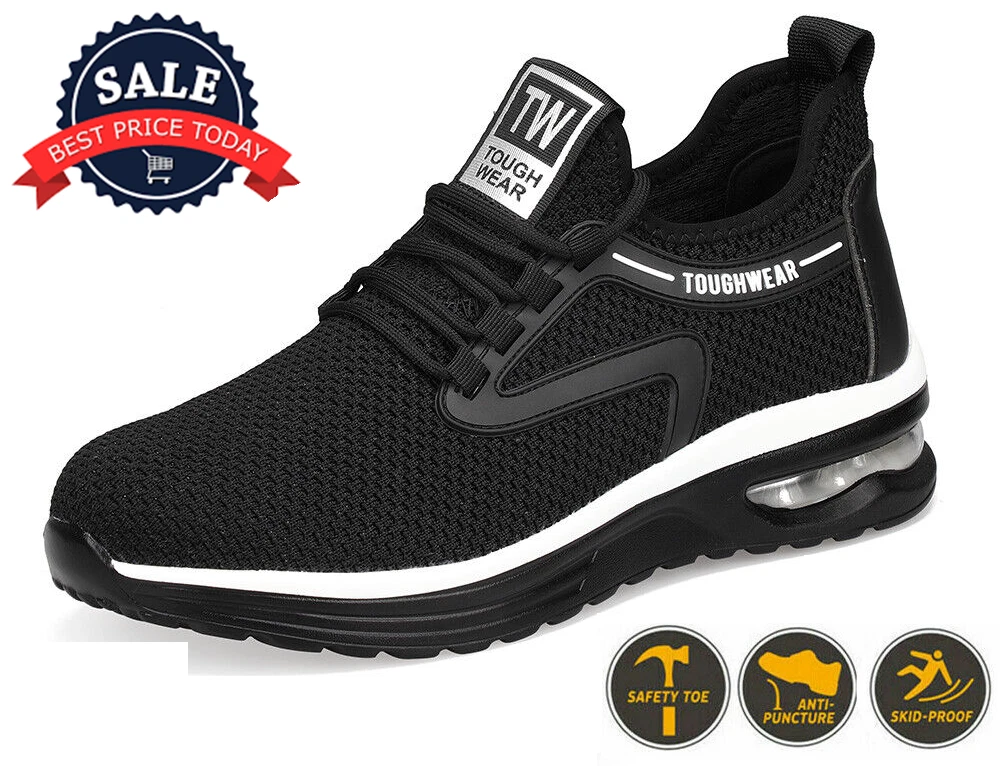 Mens Safety Shoes Work Trainers Womens Steel Toe Cap Lightweight Hiking Boots UK