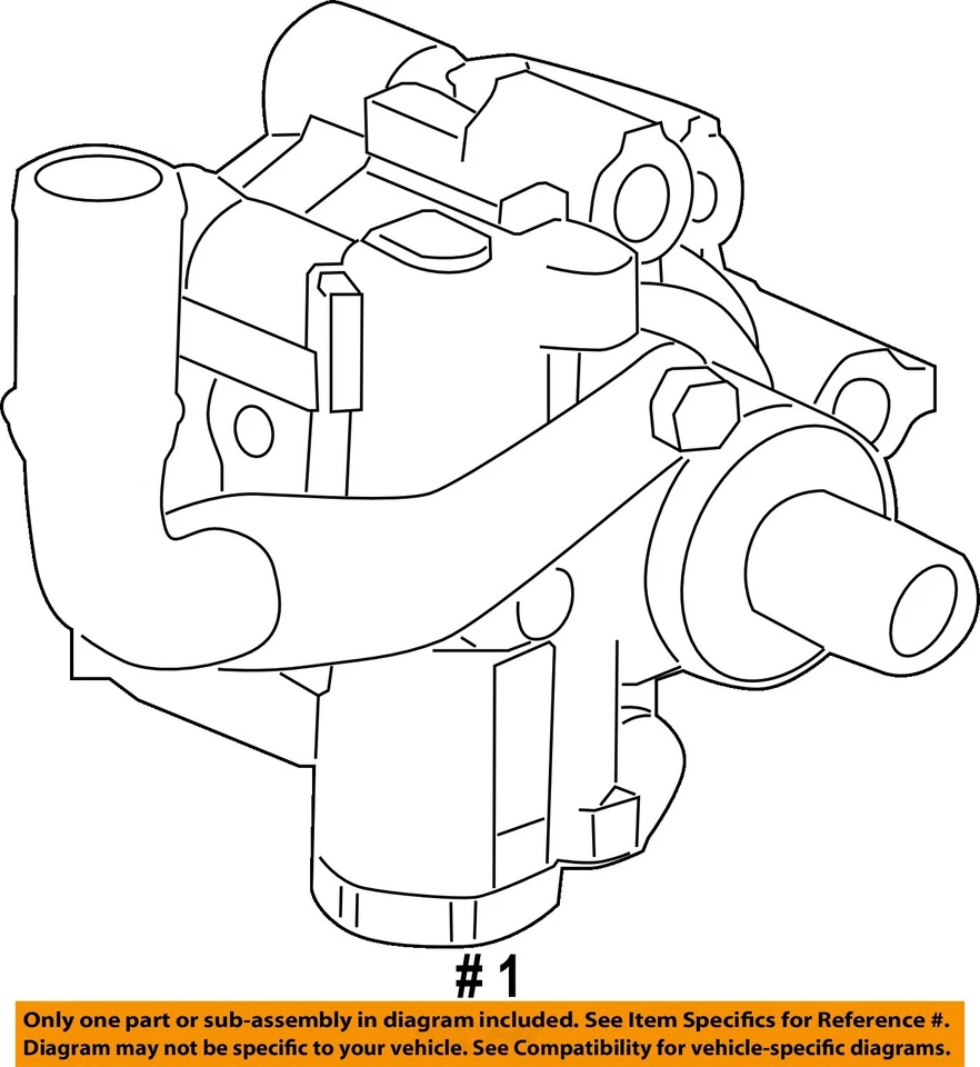 Used Power Steering Pump fits: 2010 Cadillac Srx  Grade A - Image 4 of 4