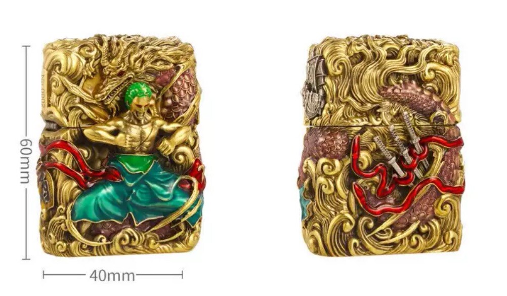 zippo ワンピース New Zippo oil Lighter One Piece Zoro with box | eBay