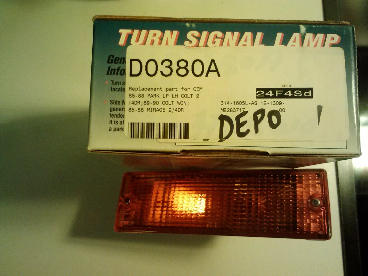 New CPE Turn Signal Lamp MB283717 Left 89-90 Colt/85-88 Mirage | eBay