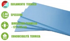 5 Pannelli XPS Polistirene Estruso per Isolamento Termico Dim.125 x 60 cm 