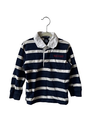 トップス Polo Ralph Lauren 90s Border Rugby Shirt vintage polo sport by ralph lauren rugby shirt youth toddler