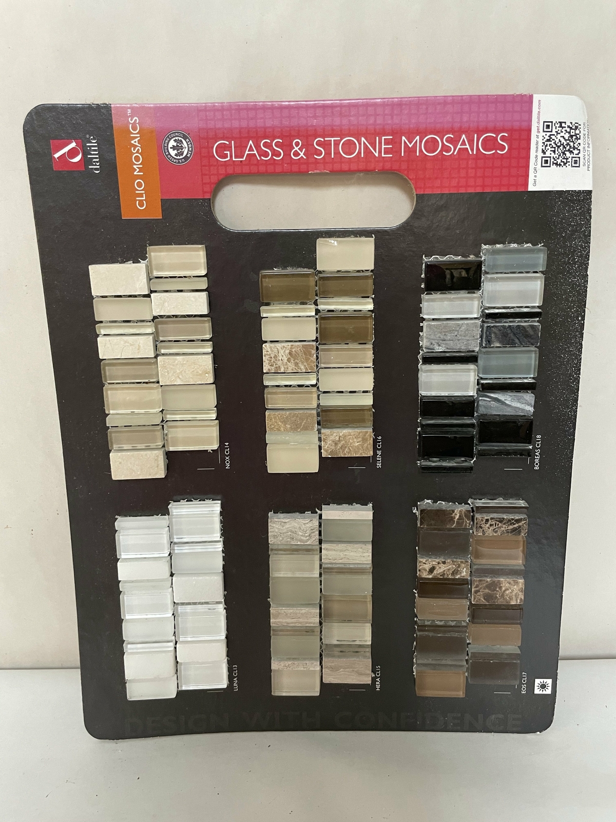 Daltile Clio Mosiacs Glass & Stone Wall Tile Samples Paperweights