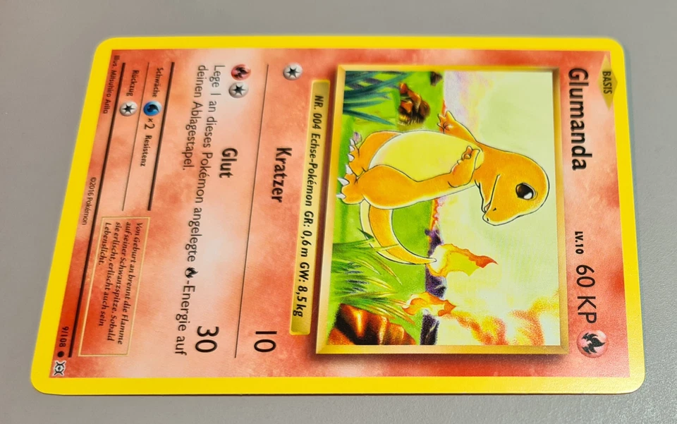 Glumanda # 9/108 Common Evolution 2016 Pokemon Deutsch Mint - Bild 2 von 3