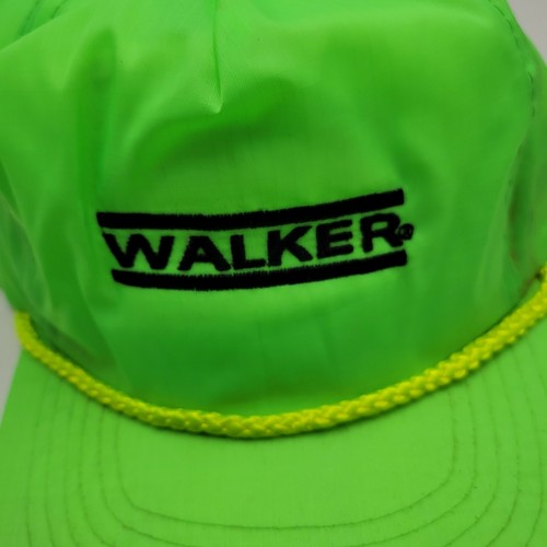 Gorra Walker Verde Adulto Usada Correa De Colección G9D - Imagen 2 de 5