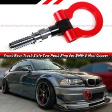 For Bmw E36 E46 E39 E38 E90 Z3 Z4 Mini Cooper Red Folding Ring Screw On Tow Hook For Bmw E36 E46 E39 E38 E90 Z3 Z4 Mini Cooper Red Folding Ring Screw On Tow Hook