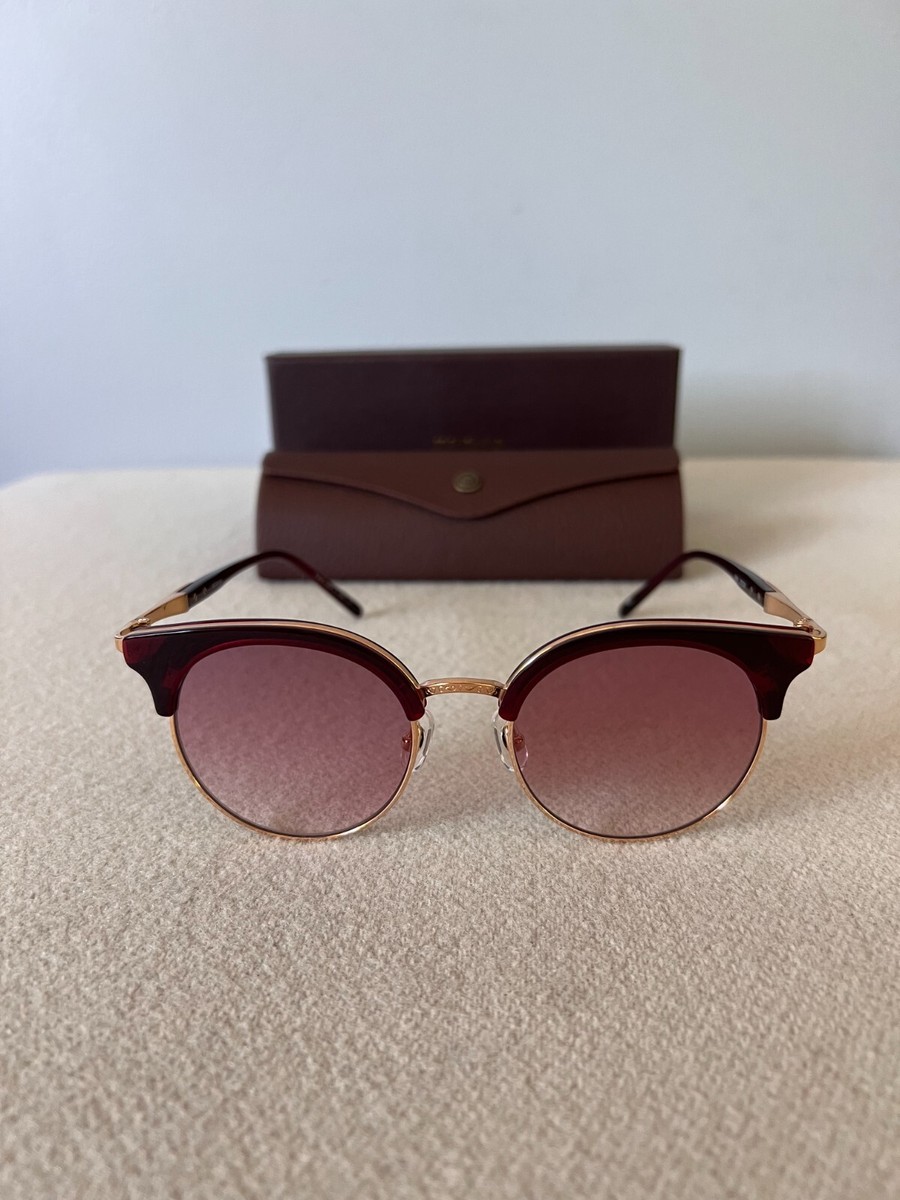 Matsuda M2046 Cat Eye Sunglasses - Bordeaux - Pink Gradient
