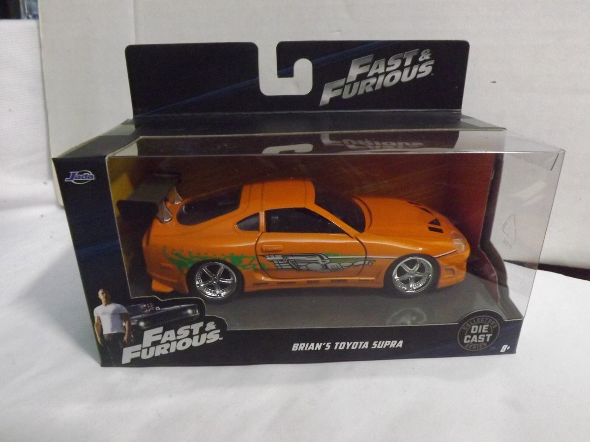 2017 Jada Fast & Furious Orange Brian's Toyota Supra Collector's