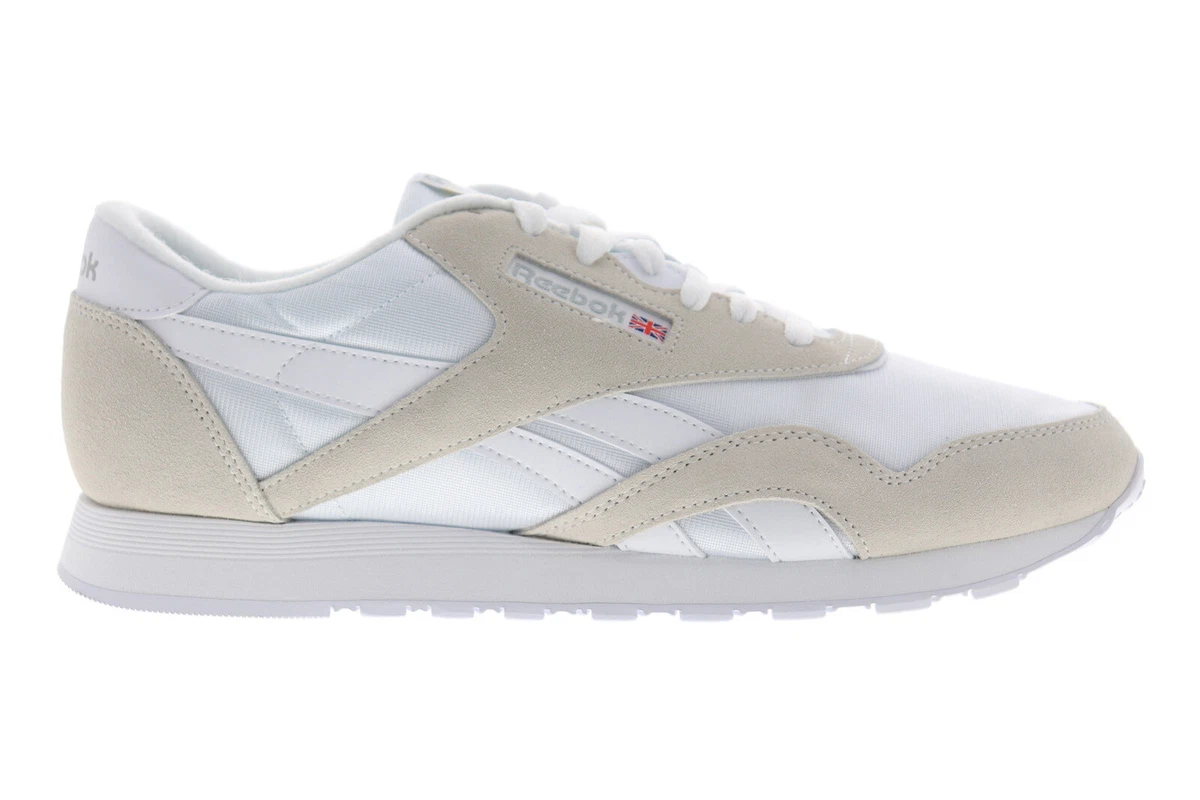 Reebok classic nylon white mens sale