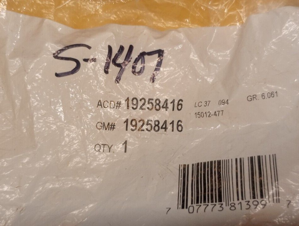 GM NOS OEM Front Wheel Drive Shaft Seal Kit 19258416 S-1407 | eBay