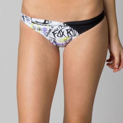 FOX RACING WOMENS SWIMWEAR REVELRY TWISTED BOTTOM BLACK girls swimsuit bikini - Picture 1 of 4