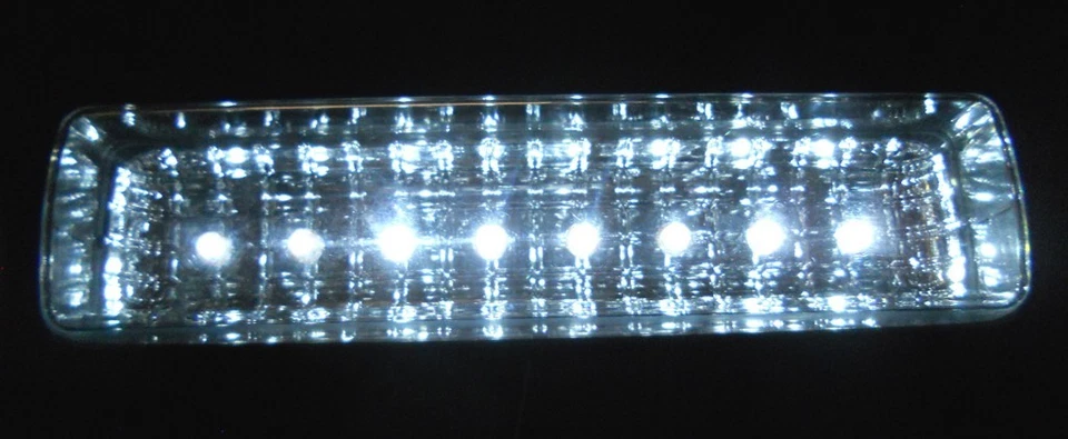 Solar Powered Shed Eaves 8 LEDs Path Garage Barn Patio Porch Wall Light Lamp - Image 4 of 4