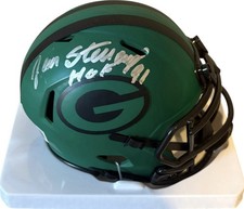 Green Bay Packers Jan Stenerud Signed Rave Mini Helmet Beckett Certified