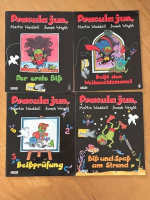 4 Bände DRACULA JUN. von MARTIN WADDELL &  JOSEPH WRIGHT Carlsen Verlag RAR 1993