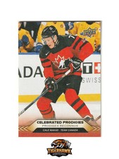 2025-26 UD Tim Hortons Team Canada Celebrated Prodigies Cale Makar #CP-2