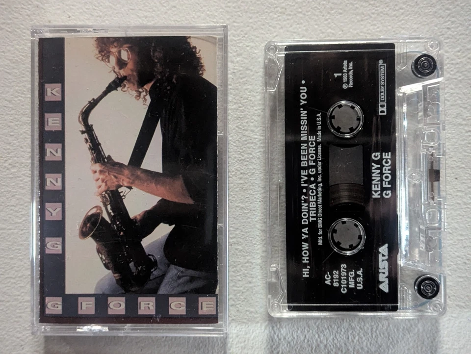 KENNY G Cassette Tape Lot of 2: G Force, Gravity - Image 3 of 4