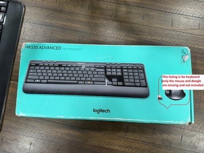 Logitech MK520 (K520) Wireless Keyboard   Keyboard ONLY no Dongle or Mouse