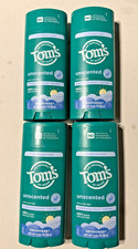 Tom's of Maine Unscented Natural Deodorant 3.25 oz Aluminum Free New Sealed - 4