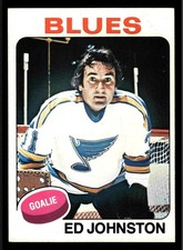 1975-76 Topps Ed Johnston #185 - St. Louis Blues - NM+
