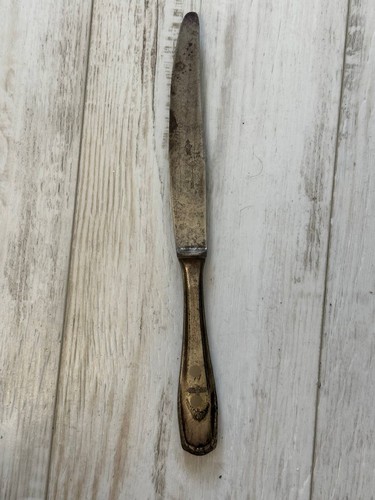 Kitchenware Knife Germany WWII 1940s marked 3 marks Silver Plated