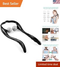 Shiatsu Neck Massager with Dual Trigger Points - Pain Relief Portable Design