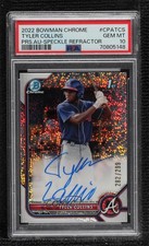 2022 Bowman Chrome Prospect Speckle Refractor Tyler Collins PSA 10 Auto 11oq