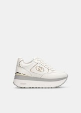 LIU JO Sneakers Super Platform Donna Pelle Bianco P0102S1400 -AI26 Scarpe