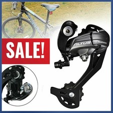For Shimano Altus RD-M370 9/27 Speed Rear Mech Derailleur Long Mountain Bike UK