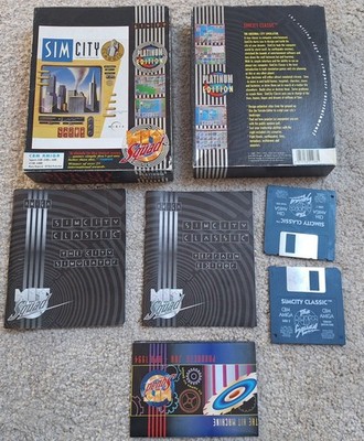 SIM CITY - Commodore AMIGA 500 -Hit Squad ,Spiel ist auf englisch