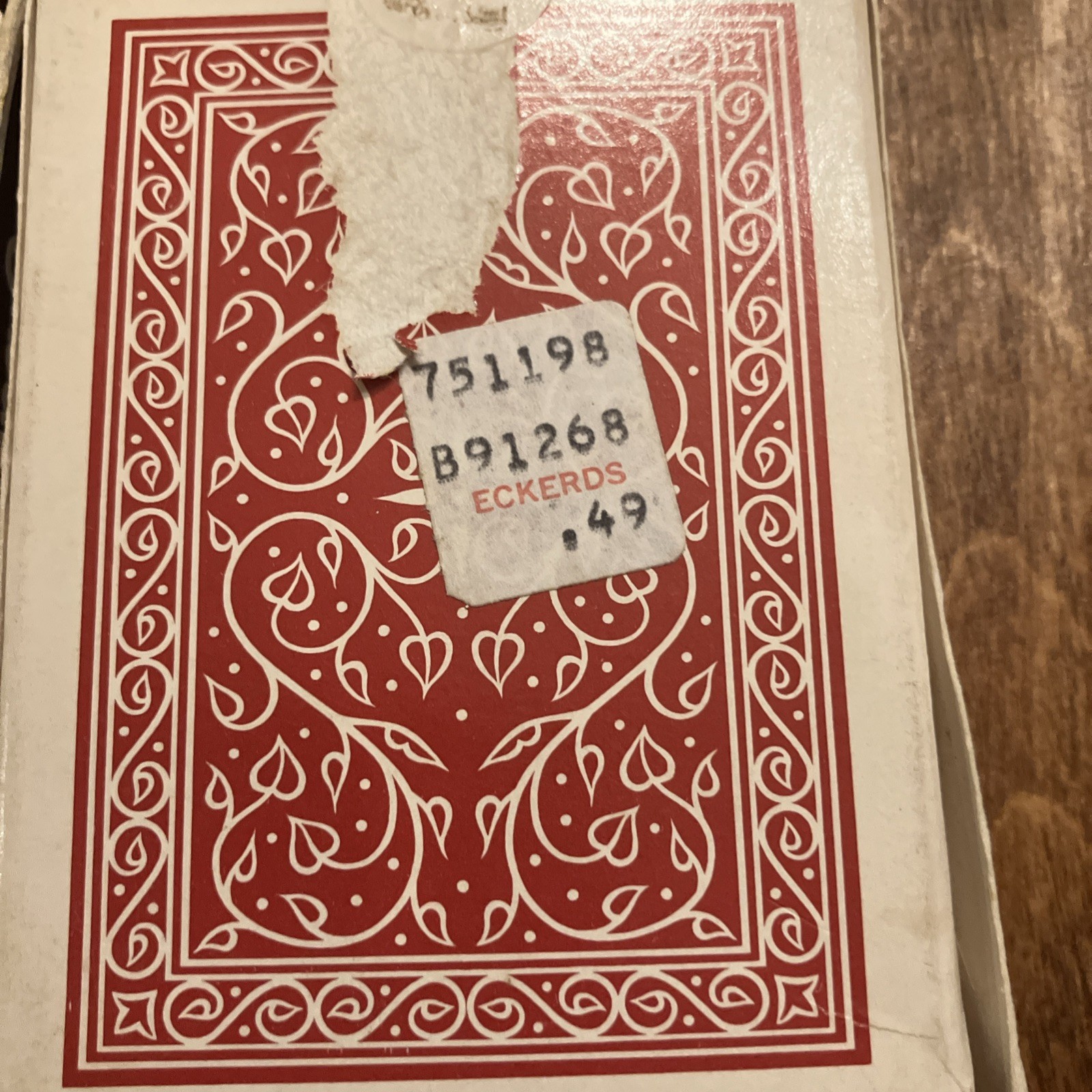 Eckerd Drug Pinochle Playing Card  2 Decks Plastic Coated 1968 Complete Sets