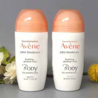 2 PACK - Avene Body 24H Roll-On Deodorant 50ml Exp 11/2028
