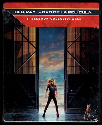 Captain Marvel (Blu-Ray+DVD, 2019, Steelbook, Import US Compatible) Brie Larson