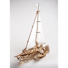 UGEARS Trimaran Merihobus - Mechanical Wooden Model Kit 70059