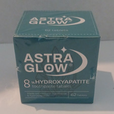 Astra Glow 8 Hydroxyapatite Toothpaste Tablets Mint Natural Ingredients 62ct