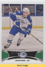 2016-17 Upper Deck AHL Green Adam Erne #90 READ b8k