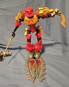 Very Rare Lego Bionicle 70787 Tahu Master of Fire Missing Some Pcs HTF OOP