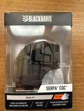 BlackHawk CQC Serpa Holster Glock 42 410567BK-L Left Handed Matte Black Finish
