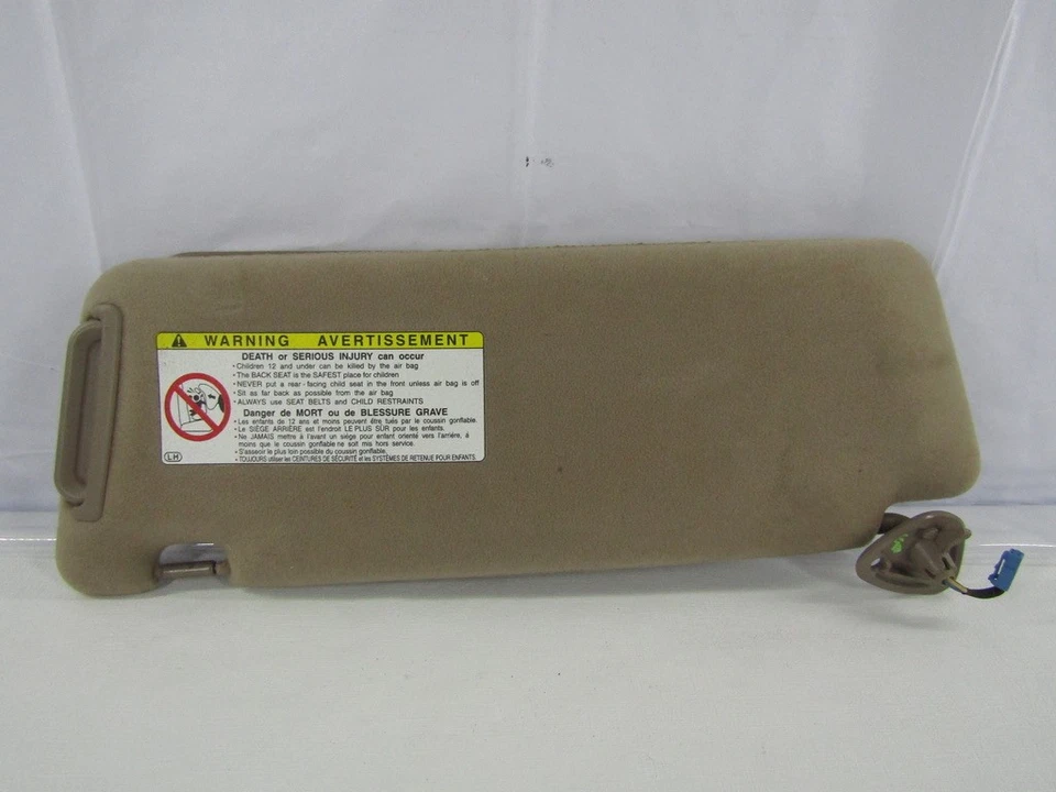 2000-2006 Toyota Tundra Passenger Right Sun Visor - Image 2 of 4