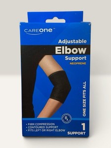 CareOne Adjustable Elbow Support – Neoprene, One Size Fits All