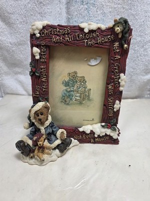 Boyds Bears+ Friends 4''×6'' Twas The Night Before Christmas Mantle Picture Frame