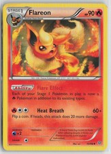 Flareon 13/98 Uncommon Ancient Origins Pokemon Moderately Played